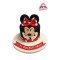 MİNİ FARE (MINNIE MOUSE) ŞEKİLLİ PASTA