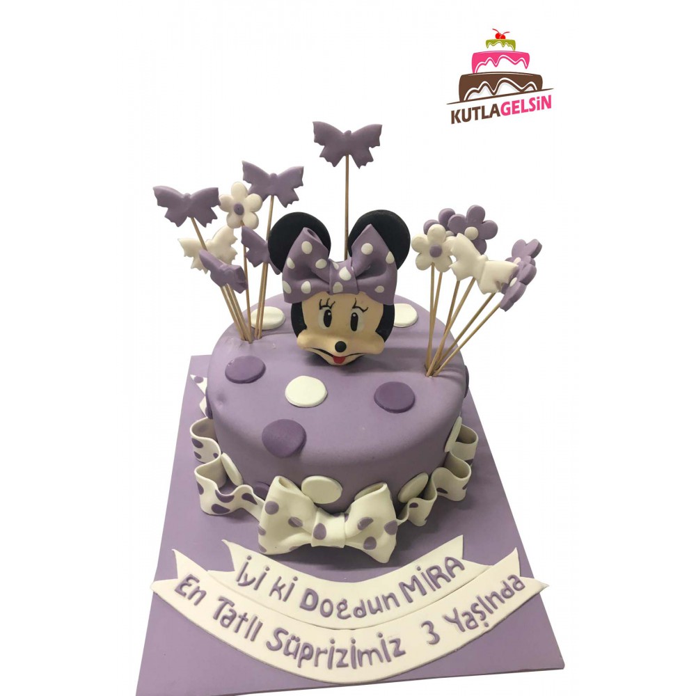 MİNİ FARE (MINNIE MOUSE) PASTA